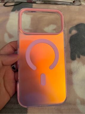 Pink Gradient MagSafe-Compatible Phone Case